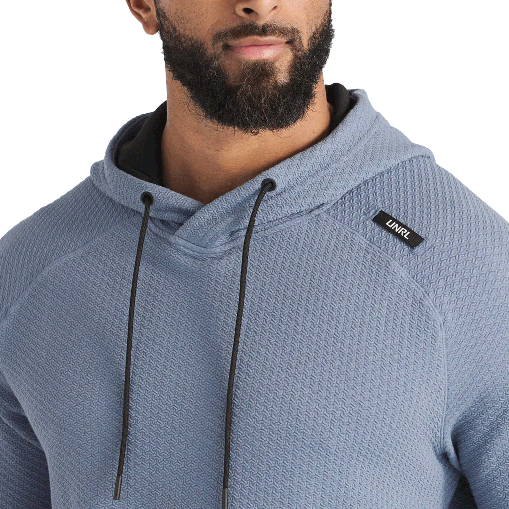 UNRL Men's Storm Blue Elevation Hoodie