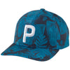 Puma Golf Navy Blazer / Ocean Depths Beach Print P Snapback Cap