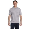 Hanes Men's Light Steel 5.2 oz. 50/50 EcoSmart Jersey Knit Polo