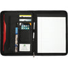 Leed's Black DuraHyde Zippered Padfolio