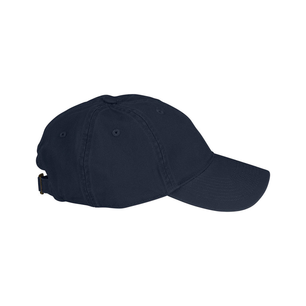 Vantage Men's Navy Clutch Bio-Washed Unconstructed Twill Cap