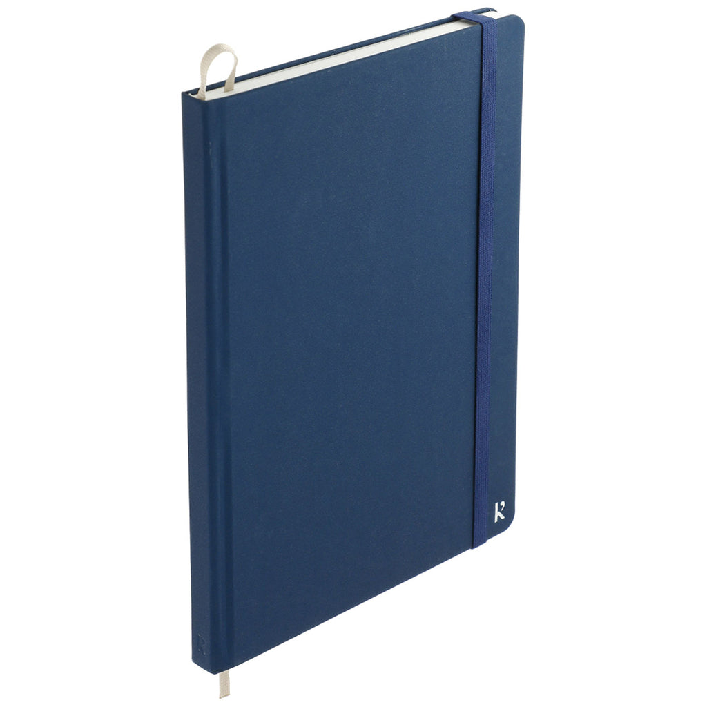 Karst Navy Stone Bound Notebook "5.5 x 8.5"