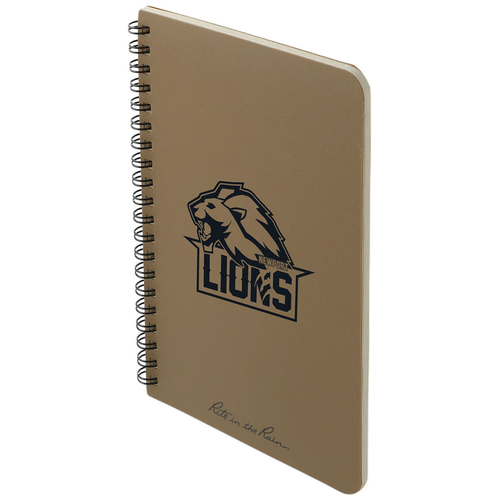 Rite in the Rain Tan 4.6" x 7" Side Spiral Notebook