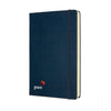 Moleskine Sapphire Hard Cover Ruled Large Expanded Notebook