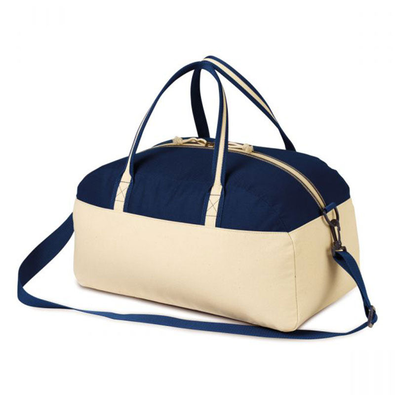 Gemline Navy Nantucket Cotton Weekender Bag