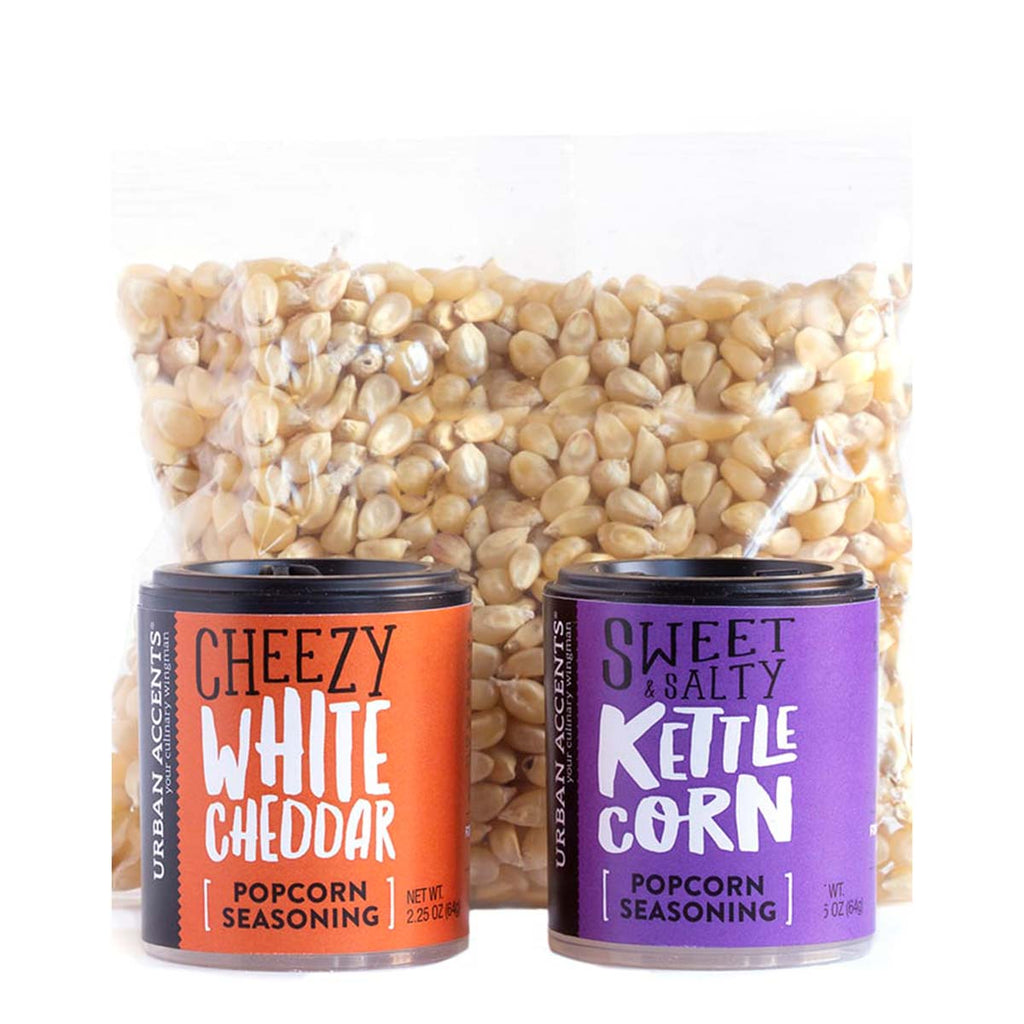 Gemline Black What's Pop'N Gourmet Popcorn Gift Set