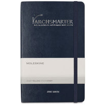 Moleskine Sapphire Blue Hard Cover Large Double Layout Notebook