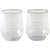 Corkcicle Clear Stemless Glass Set (2)