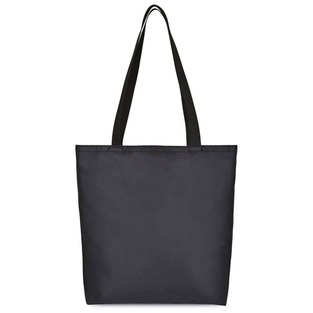 Gemline Black Renew rPET Packable Shopper