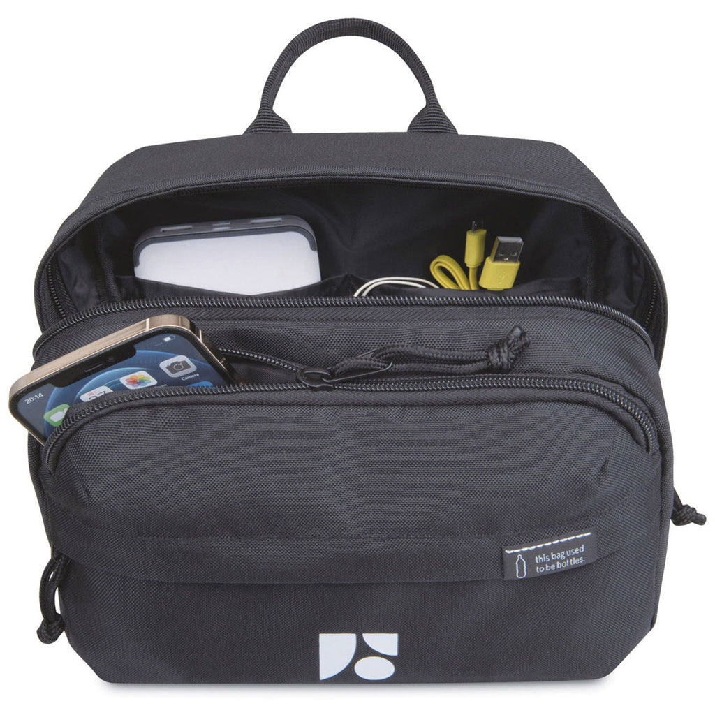 Gemline Black Renew rPET Toiletry Bag