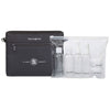 Samsonite Black Zippered Pouch and 6 Piece Travel Bottle Set