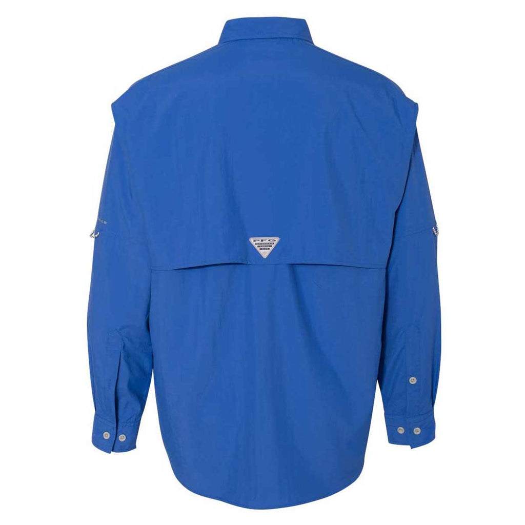 Columbia Men's Vivid Blue Bahama II Long Sleeve Shirt