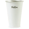 Gemline White Pre-Grame Aluminum Stadium Cup- 18 Oz.