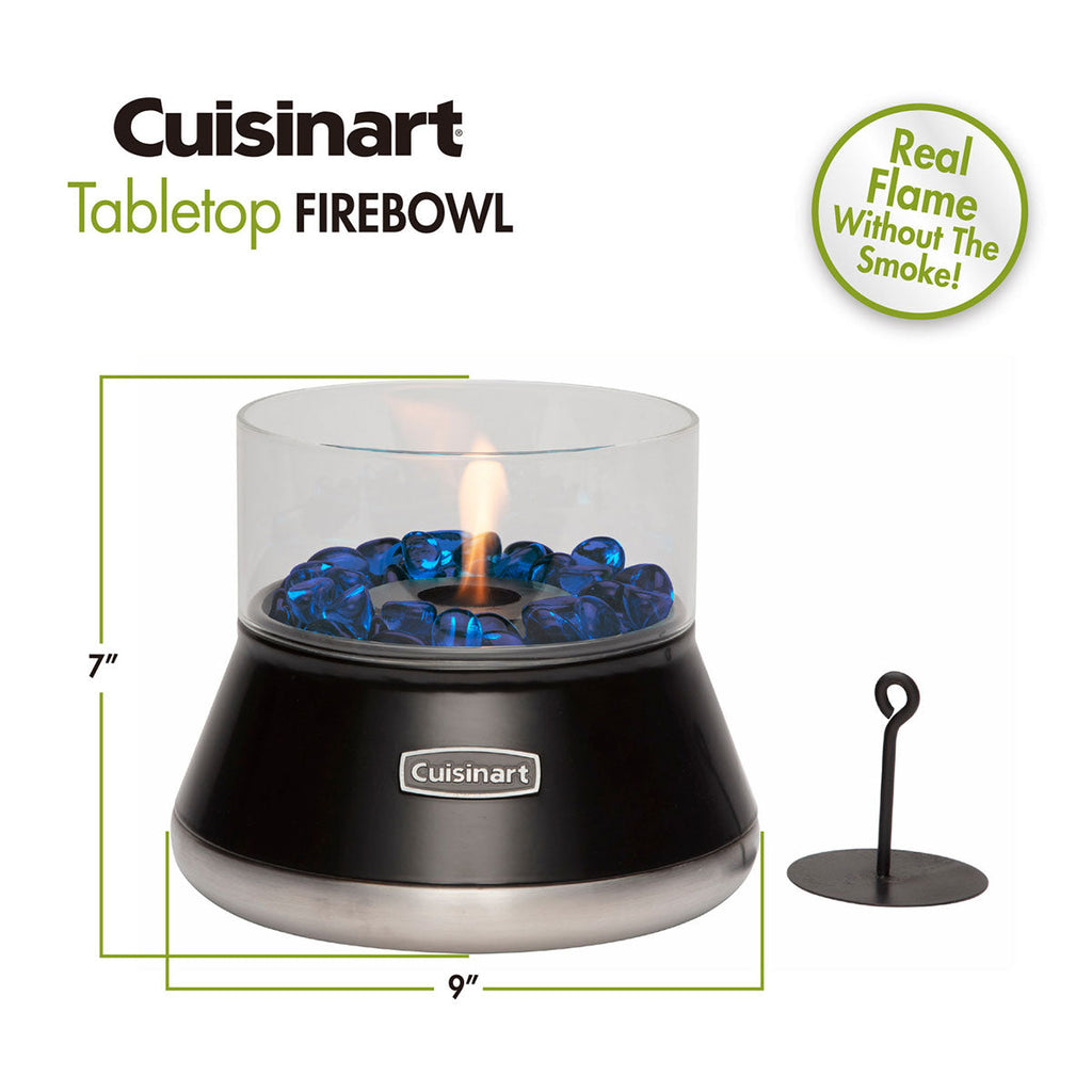 Cuisinart Black Petite Tabletop Fire Bowl