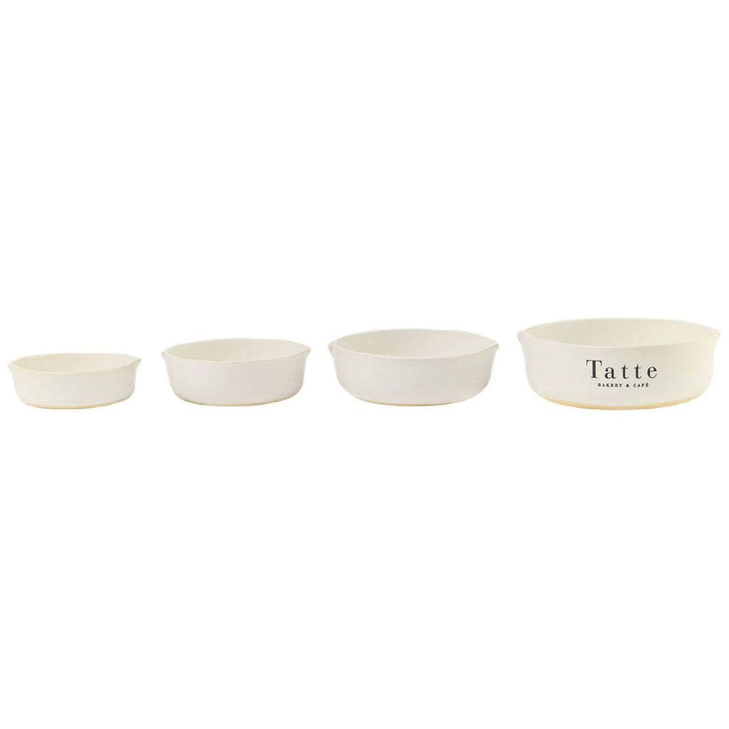 Be Home White Brampton Nested Stoneware Measuring Cups