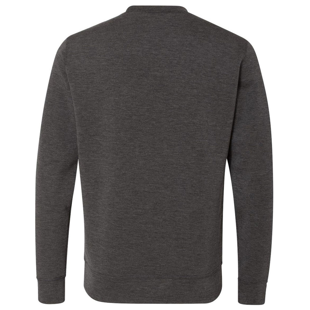 Weatherproof Men's Heather Black Heat Last Fleece Tech Crewneck Sweatshirt