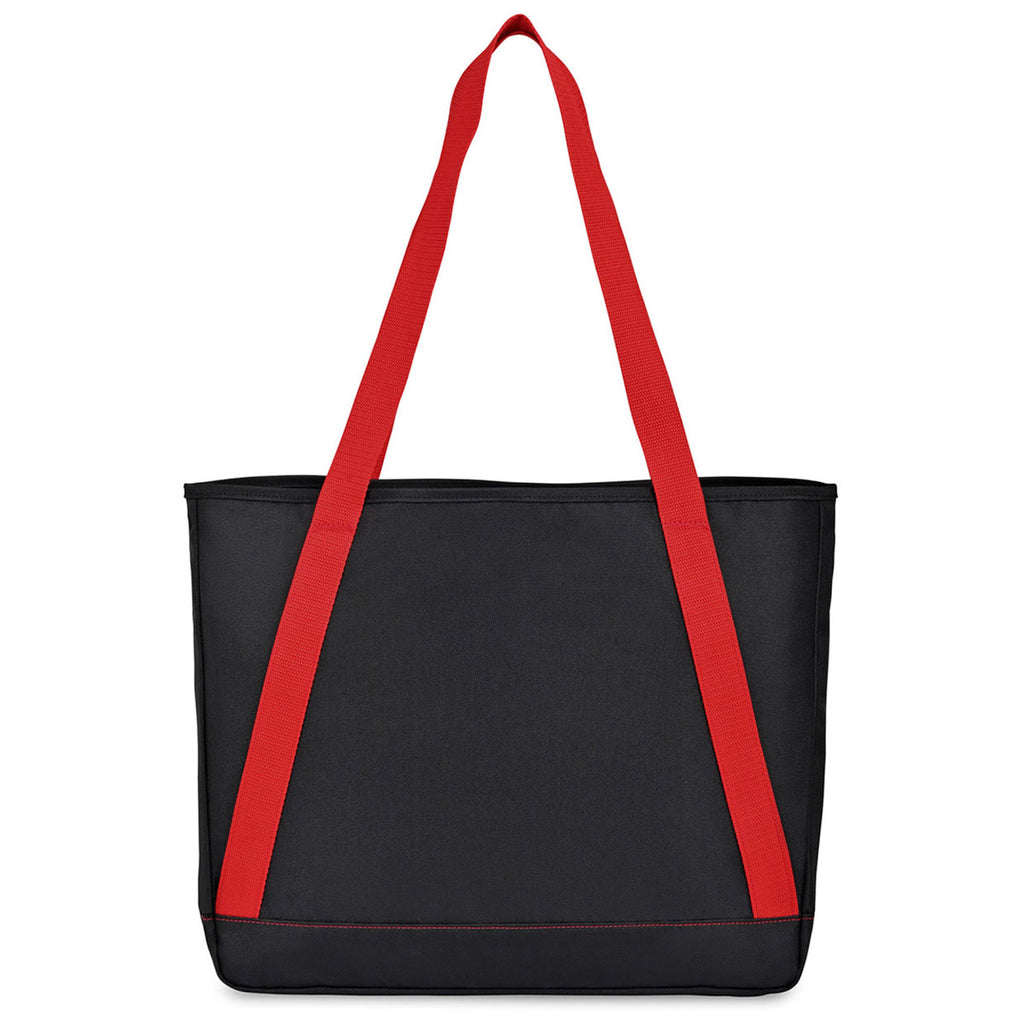 Gemline Red Repeat Recycled Poly Tote