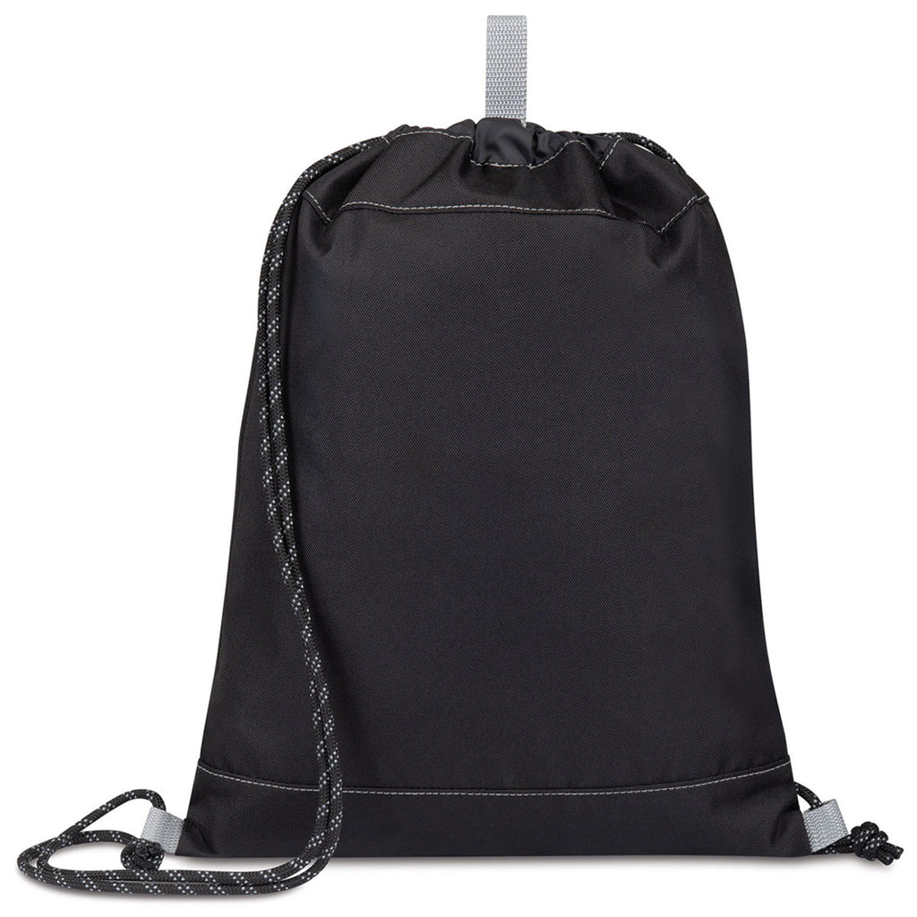 Gemline Medium Grey Repeat Recycled Poly Cinchpack