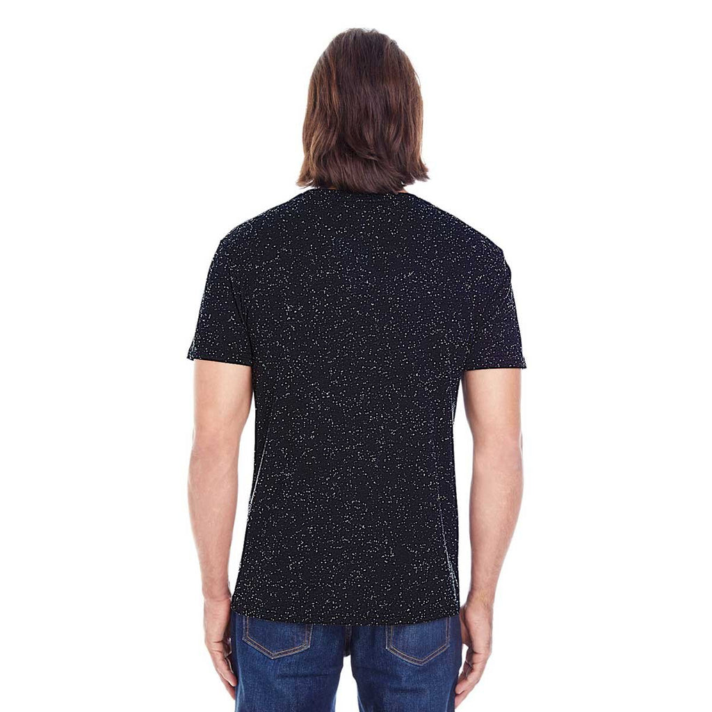 Threadfast Apparel Men's Black Fleck Triblend Short-Sleeve T-Shirt