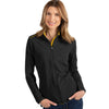 Antigua Women's Black/Gold Glacier Full Zip Up Jacket