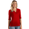 Antigua Women's Dark Red Accolade Three Quarter Sleeve Top