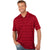 Antigua Men's Dark Red Multi Compass Short Sleeve Polo Shirt