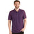 Antigua Men's Navy Heather/Dark Red Esteem Polo