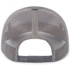 Pacific Headwear Graphite Trucker Snapback Braid Cap