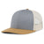 Pacific Headwear Heather Grey/Beige/Amber Gold Snapback Trucker Mesh Cap