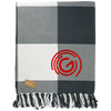 Field & Co. Charcoal 100% Organic Cotton Check Throw Blanket