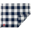 Field & Co. Charcoal 100% Organic Cotton Check Throw Blanket