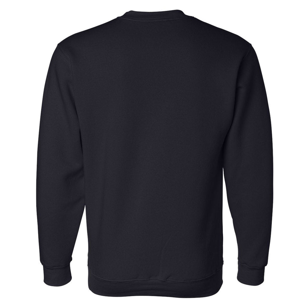 Bayside Men's Navy USA-Made Crewneck Sweatshirt