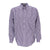 Vantage Men's Purple/White Easy-Care Gingham Check Shirt