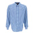 Vantage Men's Royal/White Easy-Care Gingham Check Shirt