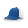 Richardson Royal/White Mesh Back Split Trucker R-Flex Hat