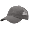 Richardson Charcoal Split Mesh Back Garment Washed Trucker Hat