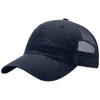 Richardson Navy Split Mesh Back Garment Washed Trucker Hat