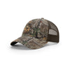 Richardson Xtra/Brown Mesh Back Garment Washed Printed Trucker Hat