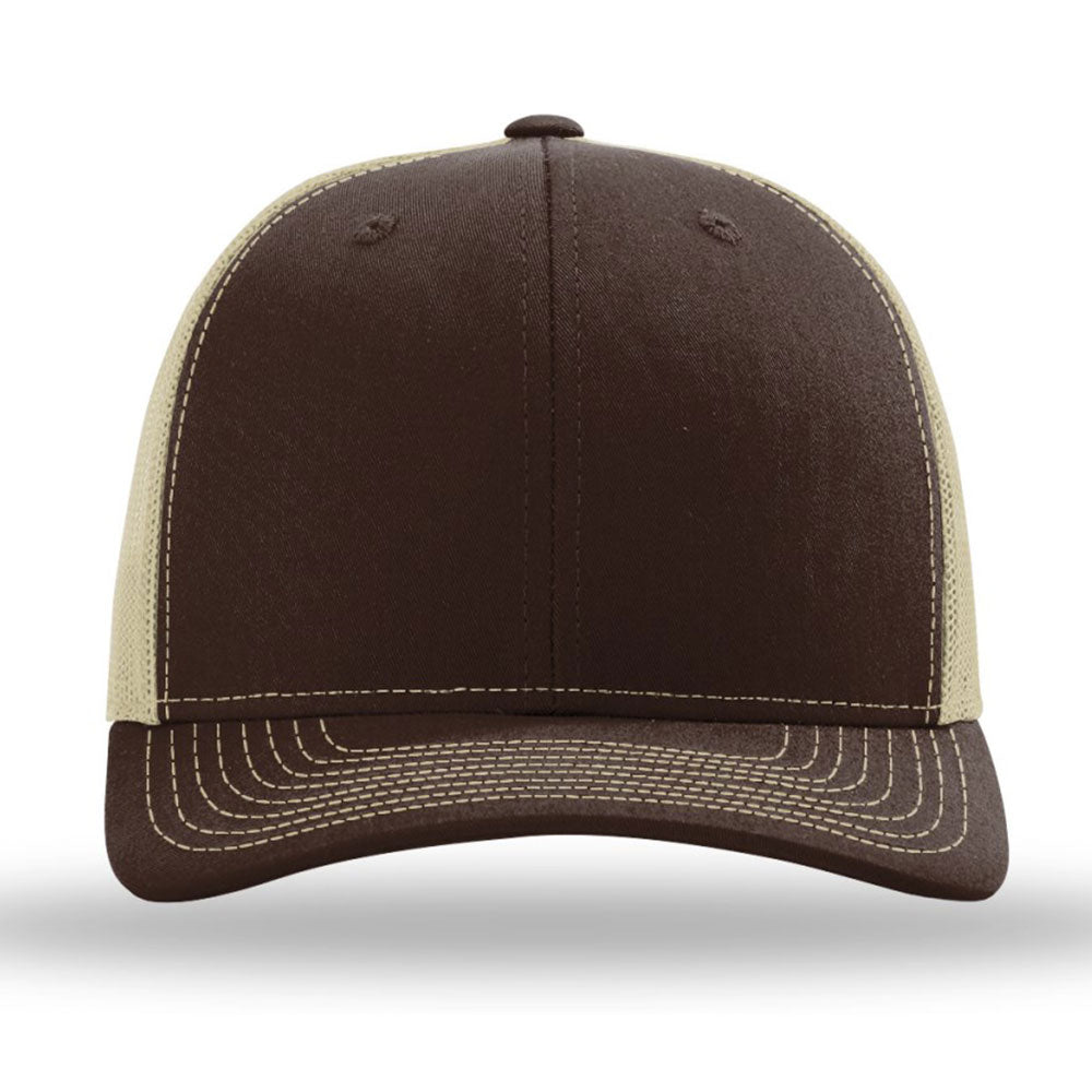 Richardson Brown/Khaki R-Flex Adjustable Trucker Cap