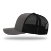 Richardson Charcoal/Black R-Flex Adjustable Trucker Cap