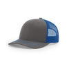 Richardson Charcoal/Royal Mesh Split Trucker Hat