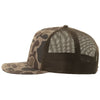 Richardson Bark Duck Camo/Brown Printed Five Panel Trucker Hat