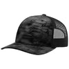 Richardson Kryptek Typhon/Black Printed Five Panel Trucker Hat