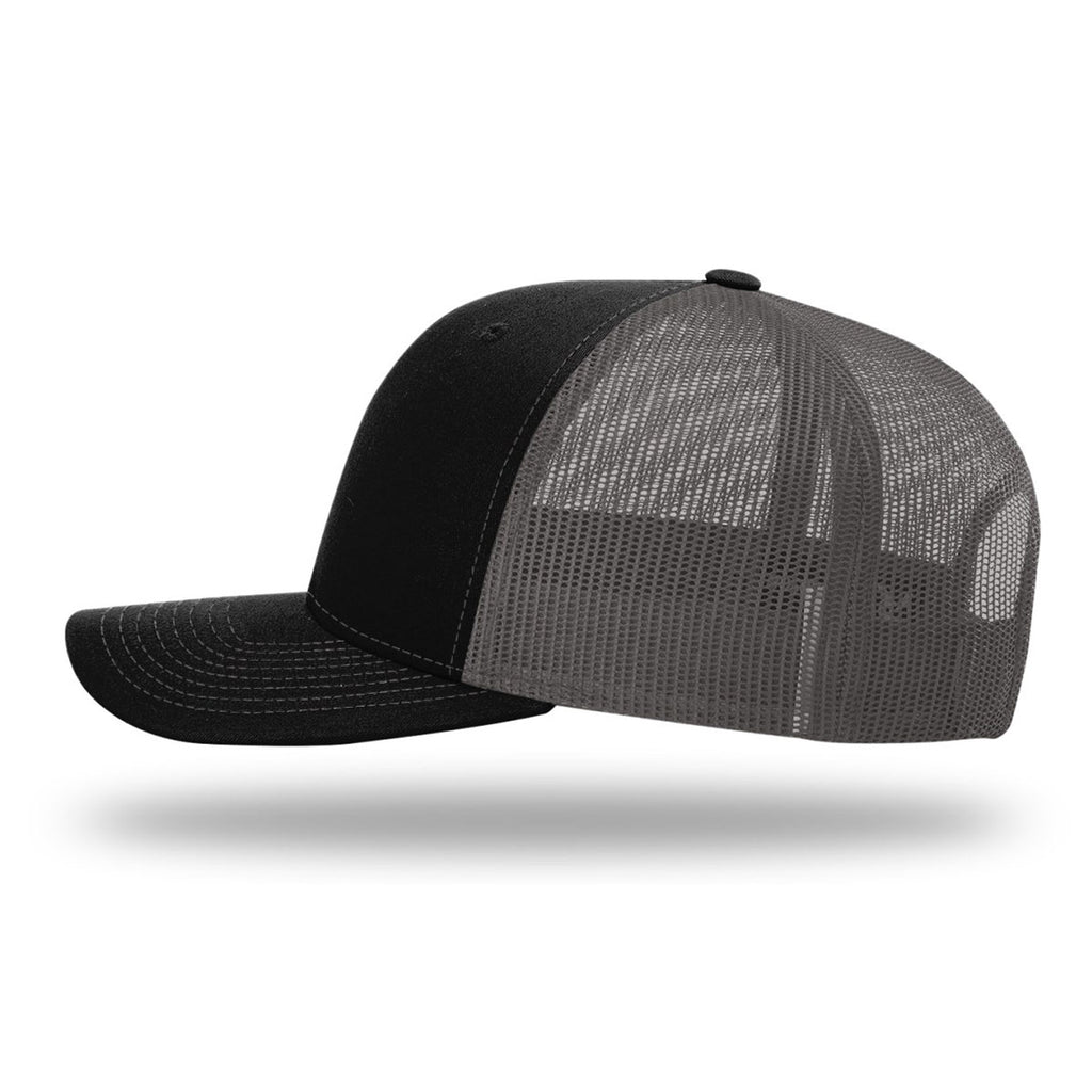 Richardson Black/Charcoal Recycled Trucker Cap