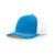 Richardson Cyan/White Mesh Back Split Trucker Hat