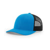 Richardson Cyan/Black Mesh Back Split Low Pro Trucker Hat