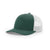 Richardson Heather Dark Green/Light Grey Mesh Back Split Low Pro Trucker Hat