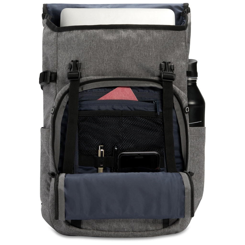 Timbuk2 Grey Heather Incognito Tech Flap Backpack