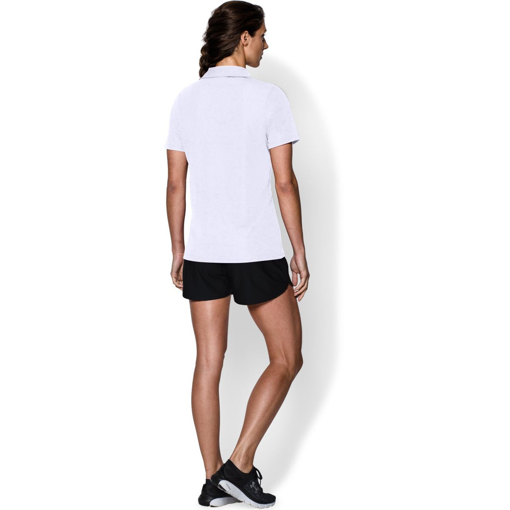 Under Armour Women's White Performance Team Polo