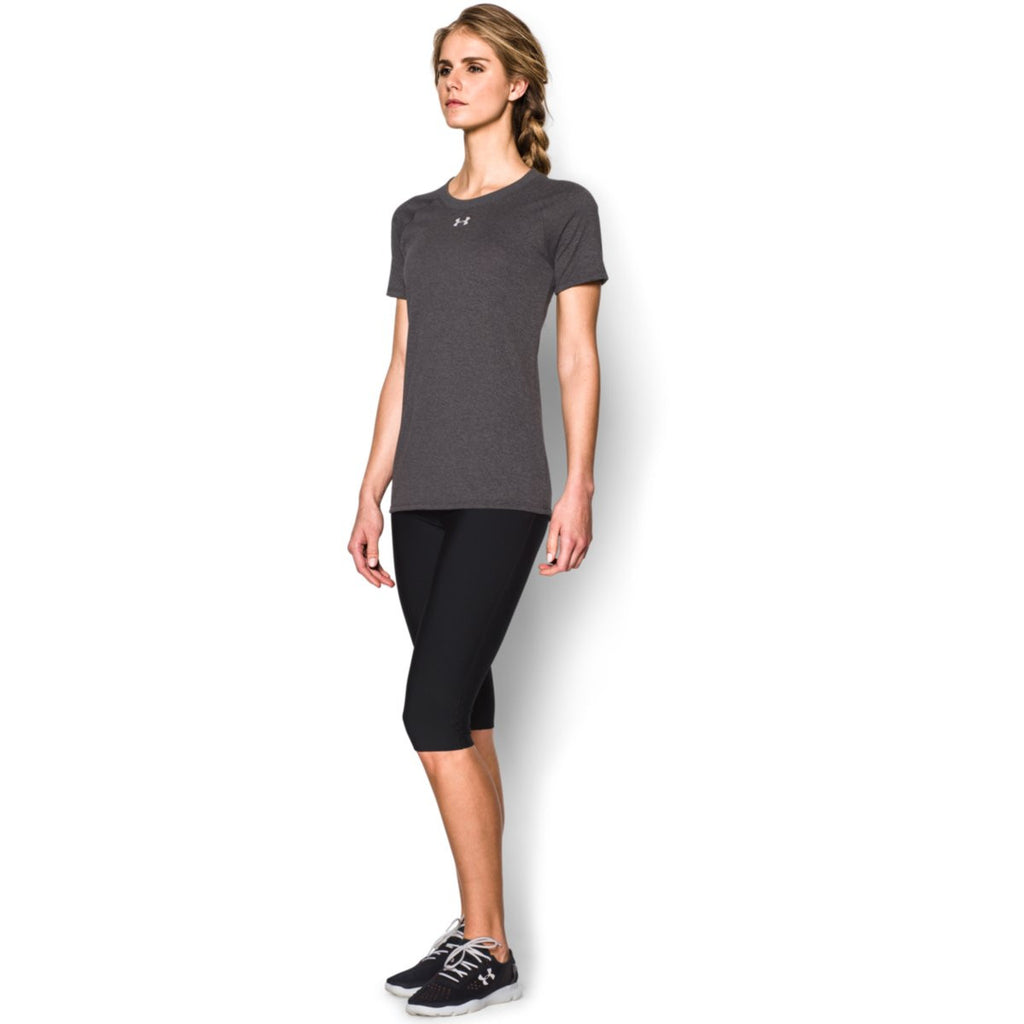 Under Armour Women's Carbon Heather S/S Locker Tee